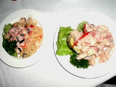 サラダ・夕食５日目＠ハーバーグリルレストラン