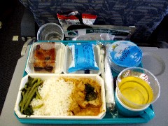 機内食(大人用:チキンカレー)