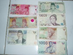 紙幣＠インドネシアルピア