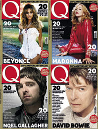 Q 20th Anniversary covers