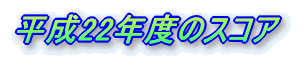 ����16�N�x�̃X�R�A