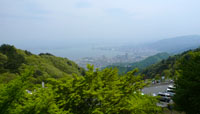 比叡山から琵琶湖を望む